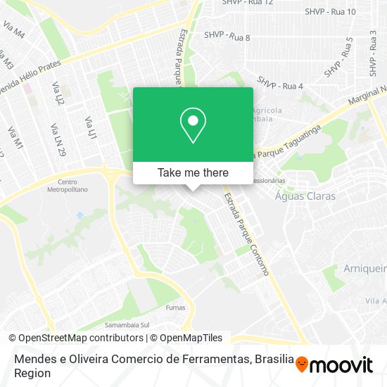 Mendes e Oliveira Comercio de Ferramentas map