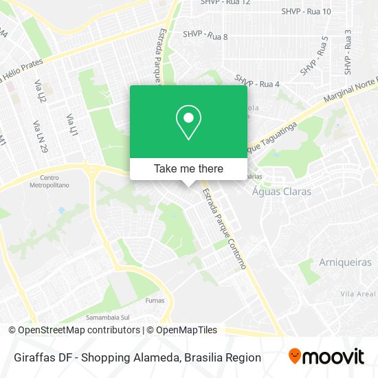 Giraffas DF - Shopping Alameda map