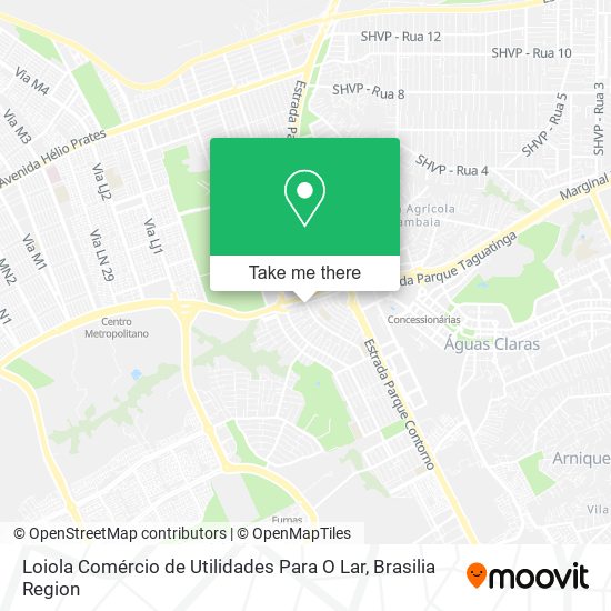 Mapa Loiola Comércio de Utilidades Para O Lar