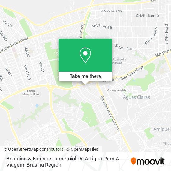 Mapa Balduino & Fabiane Comercial De Artigos Para A Viagem