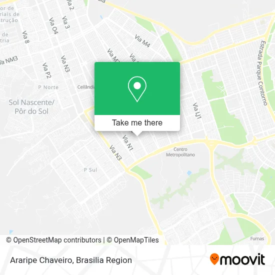 Araripe Chaveiro map