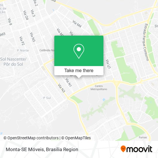 Mapa Monta-SE Móveis