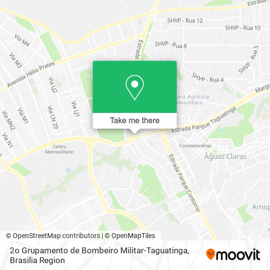 2o Grupamento de Bombeiro Militar-Taguatinga map