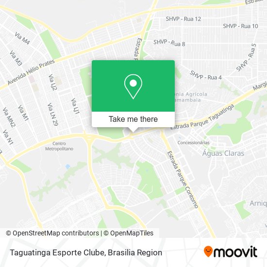 Taguatinga Esporte Clube map