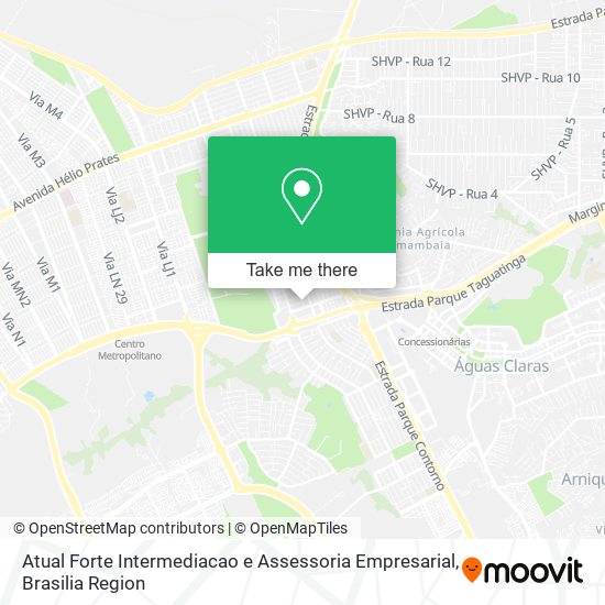 Mapa Atual Forte Intermediacao e Assessoria Empresarial