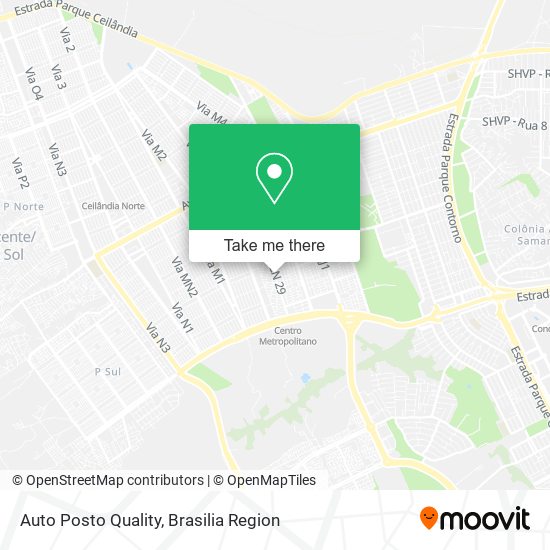 Auto Posto Quality map