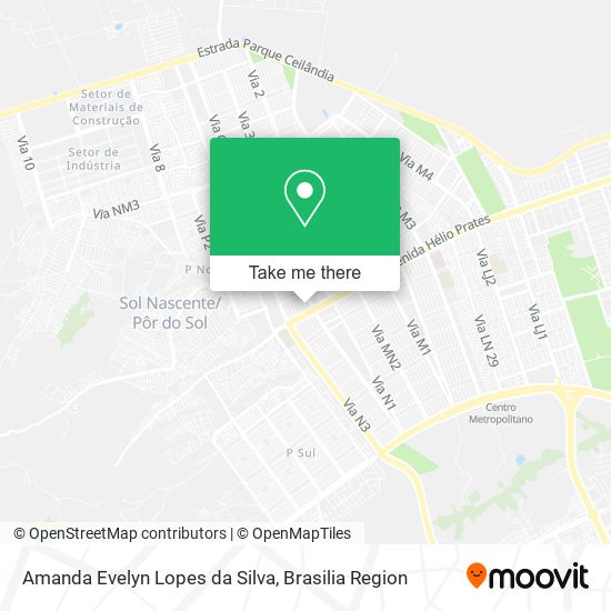 Amanda Evelyn Lopes da Silva map
