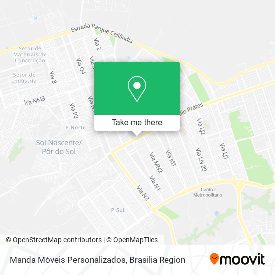 Manda Móveis Personalizados map