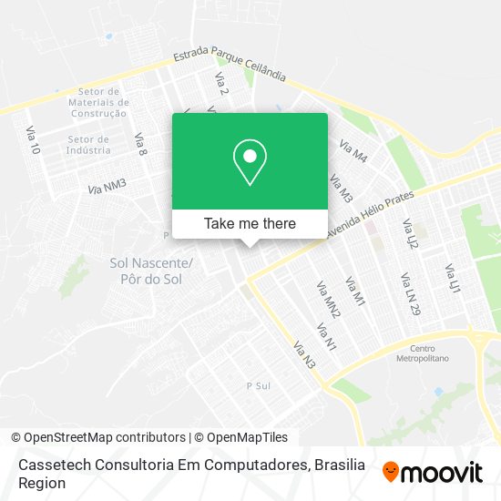 Mapa Cassetech Consultoria Em Computadores