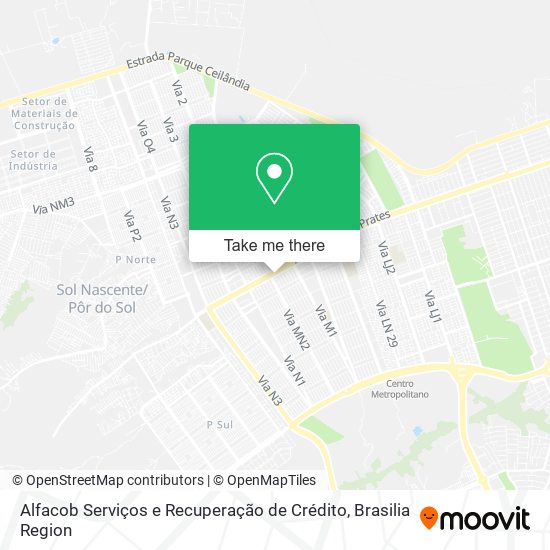 Alfacob Serviços e Recuperação de Crédito map