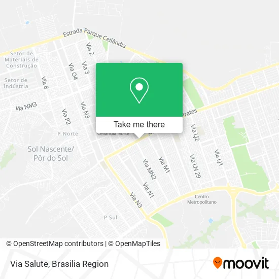 Via Salute map