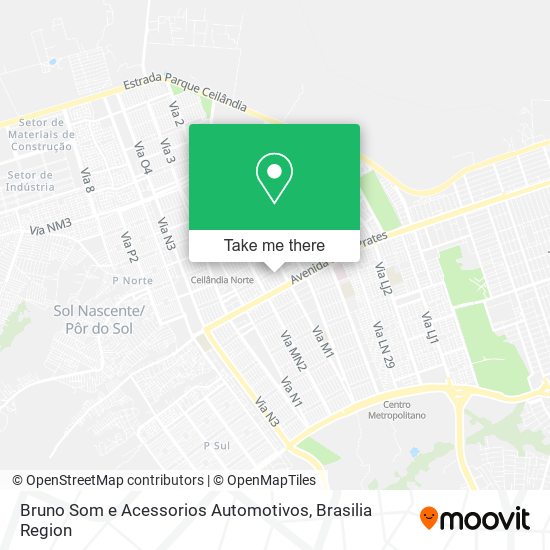 Bruno Som e Acessorios Automotivos map