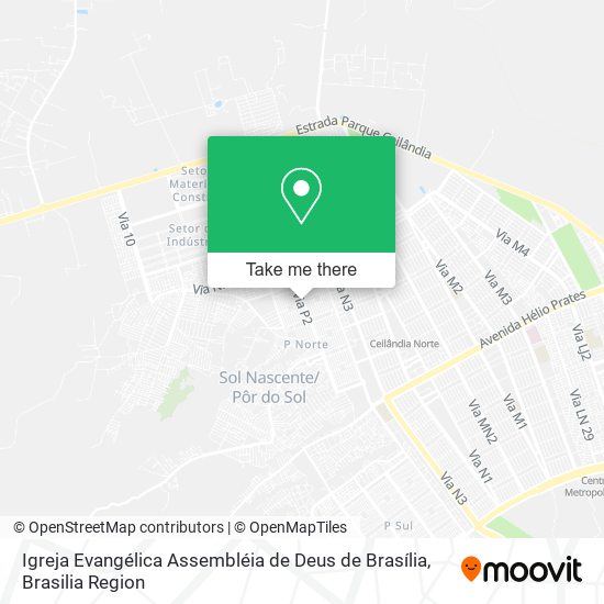 Igreja Evangélica Assembléia de Deus de Brasília map