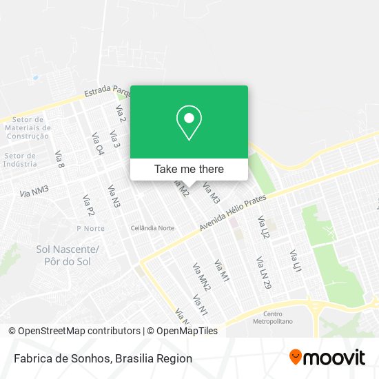 Fabrica de Sonhos map