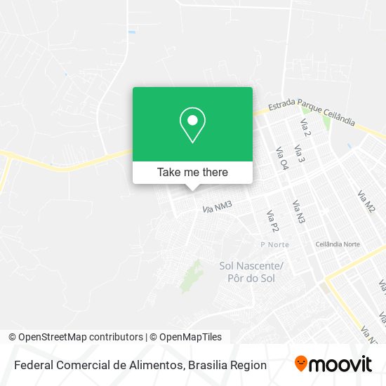 Federal Comercial de Alimentos map