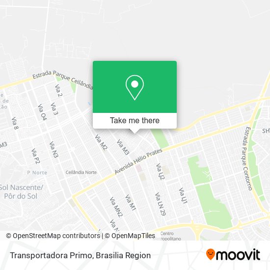 Transportadora Primo map