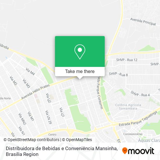 Distribuidora de Bebidas e Conveniência Mansinha map