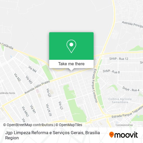 Jgp Limpeza Reforma e Serviços Gerais map