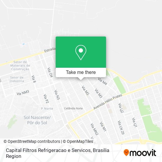 Mapa Capital Filtros Refrigeracao e Servicos