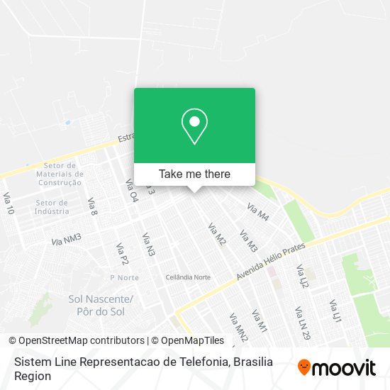 Sistem Line Representacao de Telefonia map