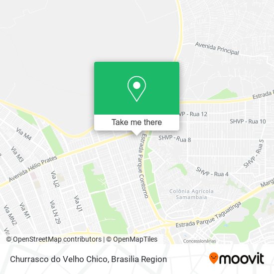 Churrasco do Velho Chico map
