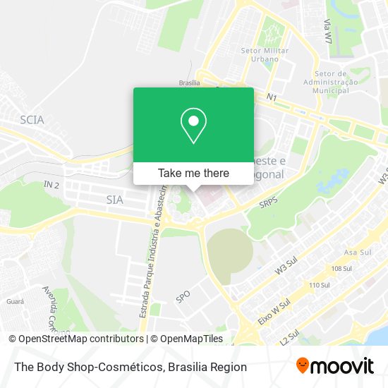 The Body Shop-Cosméticos map