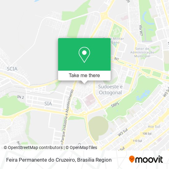 Feira Permanente do Cruzeiro map