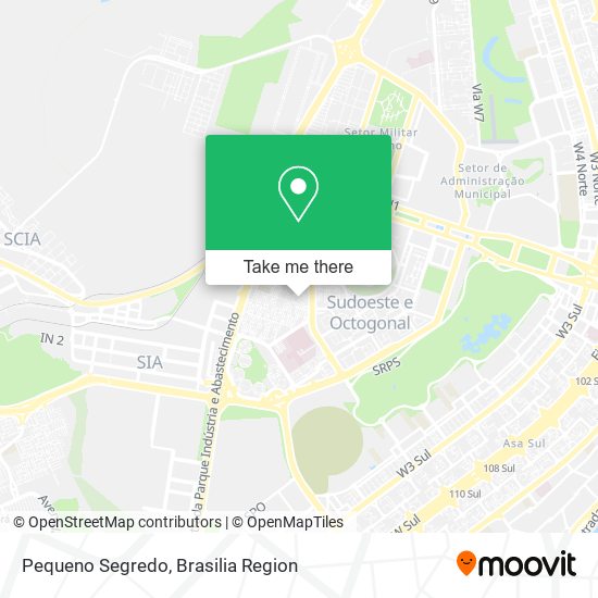 Pequeno Segredo map