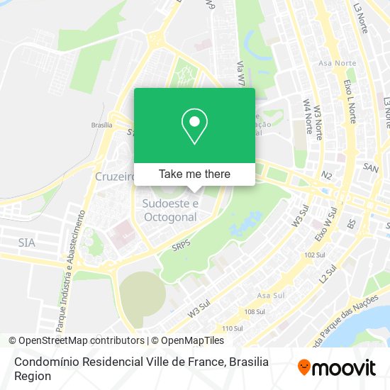 Condomínio Residencial Ville de France map