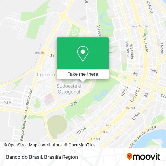 Banco do Brasil map