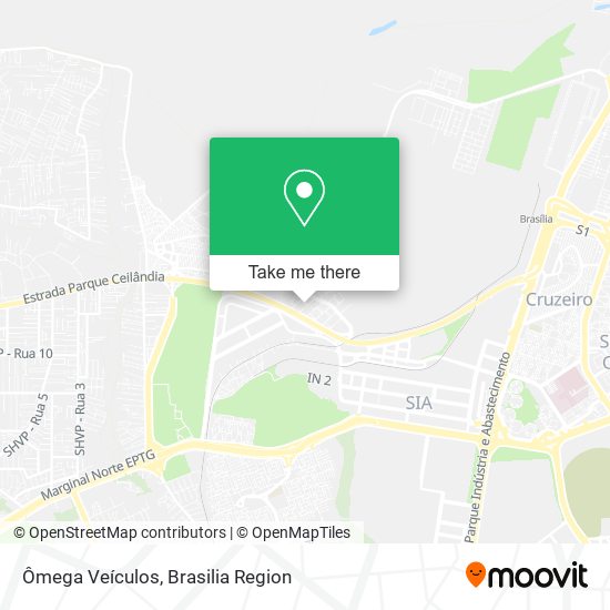 Ômega Veículos map