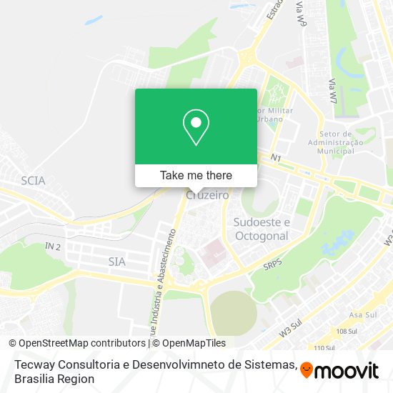 Tecway Consultoria e Desenvolvimneto de Sistemas map