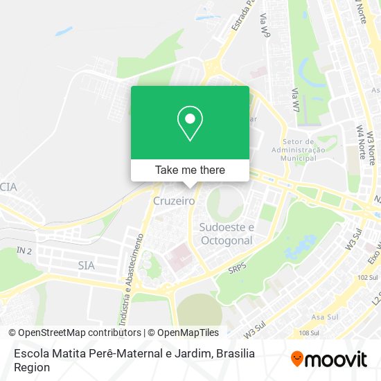 Mapa Escola Matita Perê-Maternal e Jardim