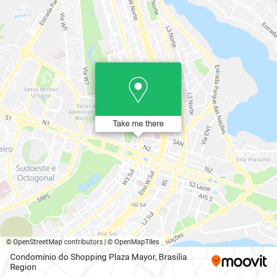 Condomínio do Shopping Plaza Mayor map