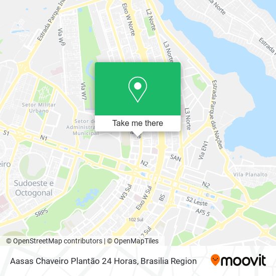 Aasas Chaveiro Plantão 24 Horas map