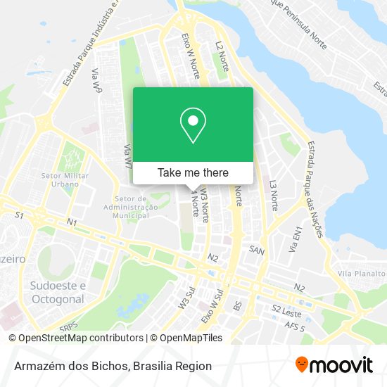 Armazém dos Bichos map