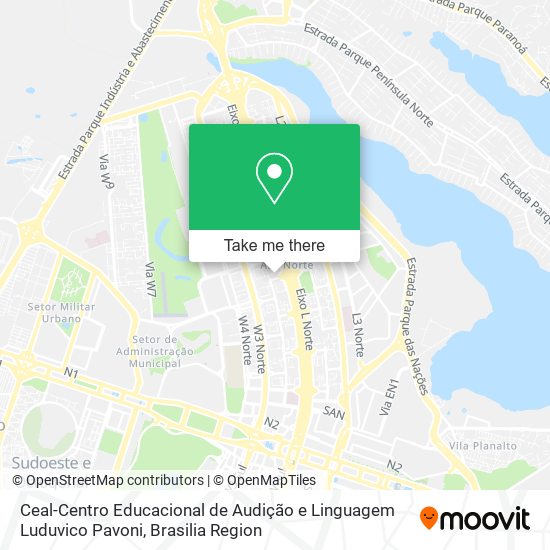 Ceal-Centro Educacional de Audição e Linguagem Luduvico Pavoni map