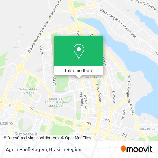 Águia Panfletagem map