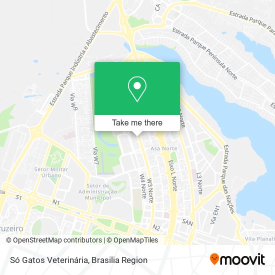 Só Gatos Veterinária map