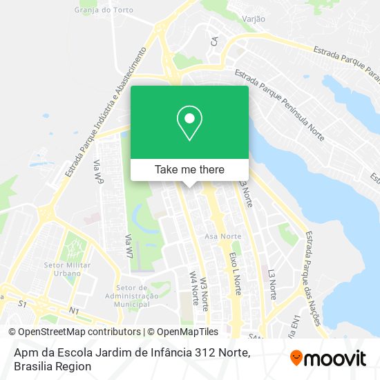 Apm da Escola Jardim de Infância 312 Norte map