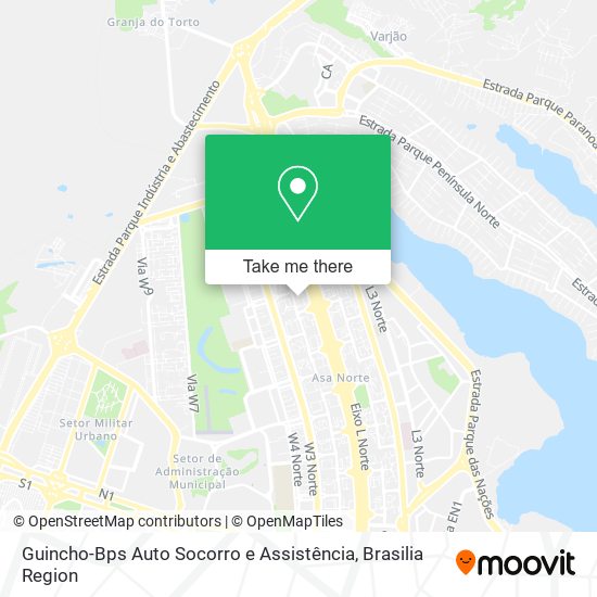 Guincho-Bps Auto Socorro e Assistência map