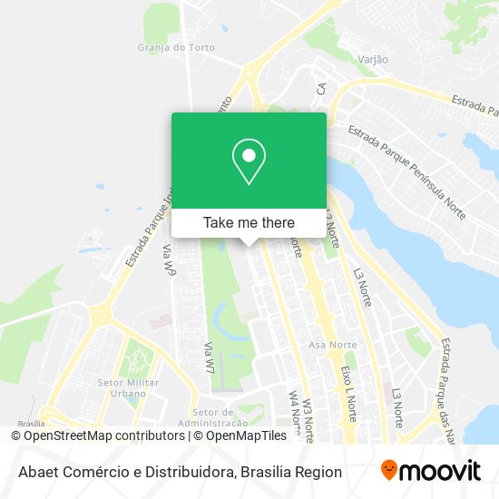 Abaet Comércio e Distribuidora map
