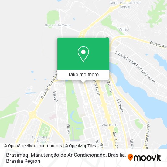 Brasimaq: Manutenção de Ar Condicionado, Brasilia map