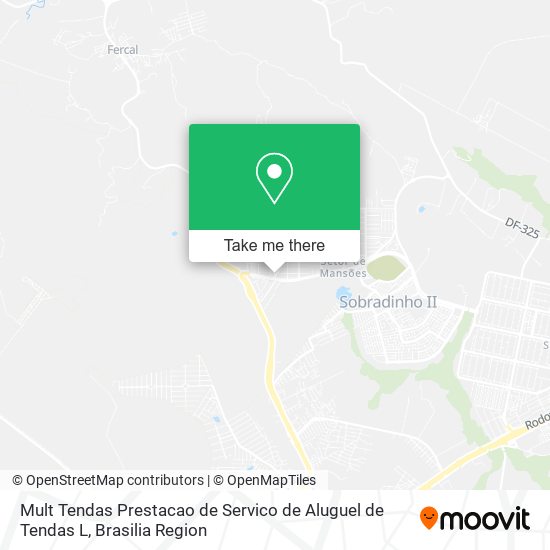 Mult Tendas Prestacao de Servico de Aluguel de Tendas L map