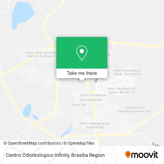 Centro Odontologico Infinity map