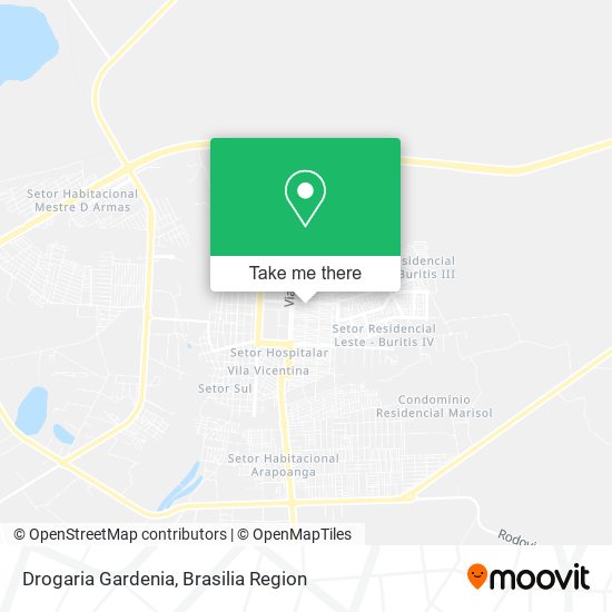 Drogaria Gardenia map