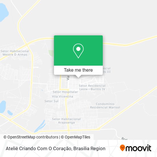 Ateliê Criando Com O Coração map