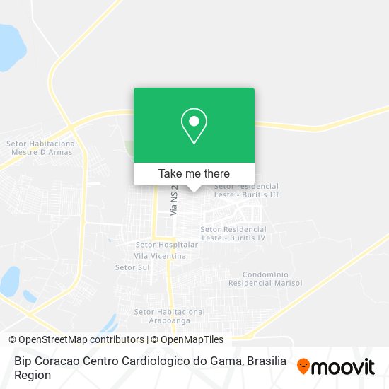 Bip Coracao Centro Cardiologico do Gama map