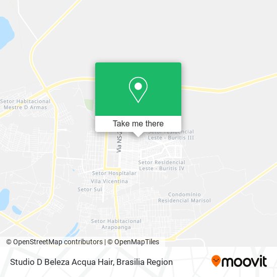 Studio D Beleza Acqua Hair map