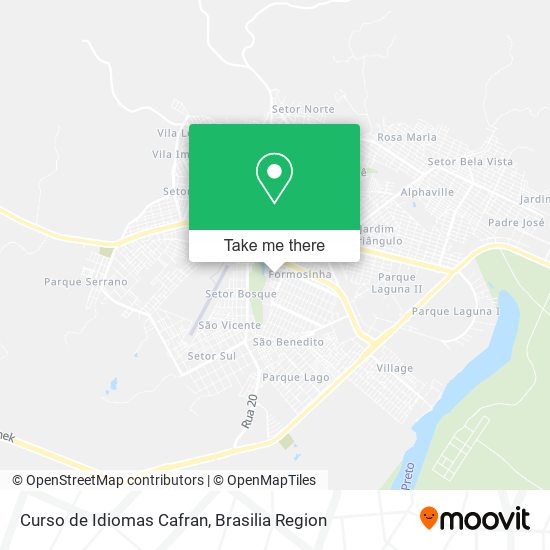 Mapa Curso de Idiomas Cafran